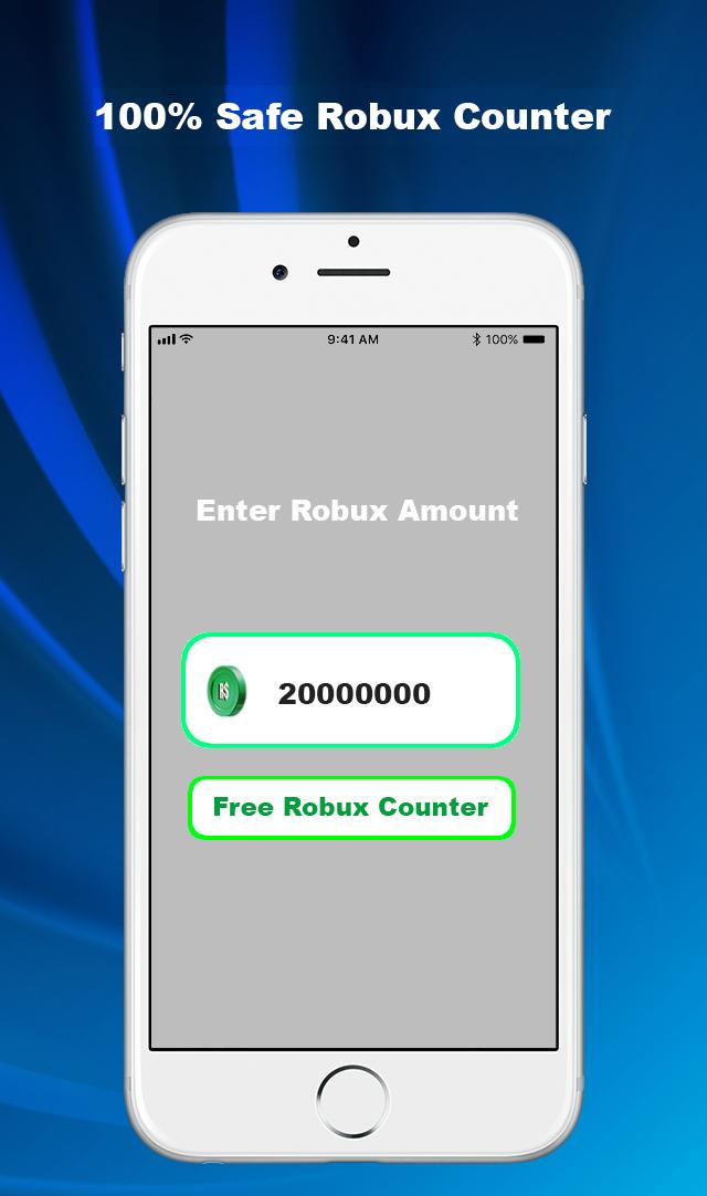 Free Robux Counter Calculator For Roblox Tips For Android Apk Download - preuzmi free robux for roblox calculator robux free tips apk