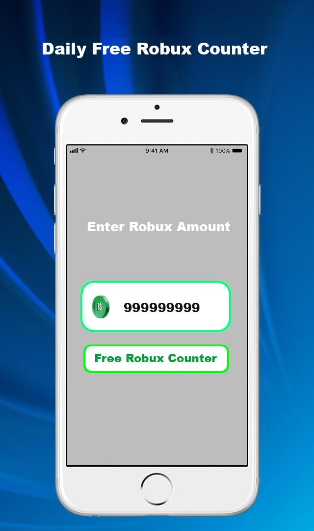 Free Robux Counter Calculator For Roblox Tips For Android Apk Download - download free robux counter for roblox 2019 215apk