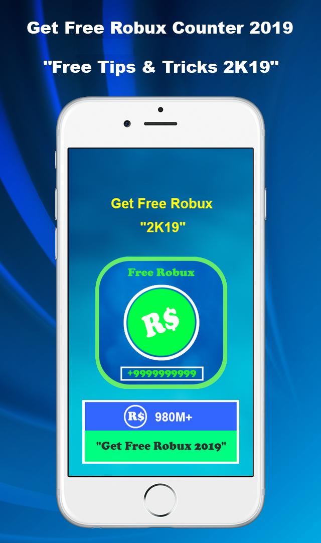 Free Robux Counter Calculator For Roblox Tips For Android Apk Download - free robux counter for roblox 2019 apk