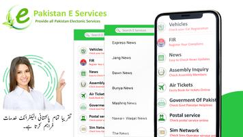 E-Services Pakistan Plakat