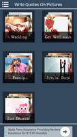 Write Quotes On Pictures Cartaz