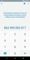 Numbers in Spanish পোস্টার