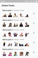 Meme Stickers Affiche