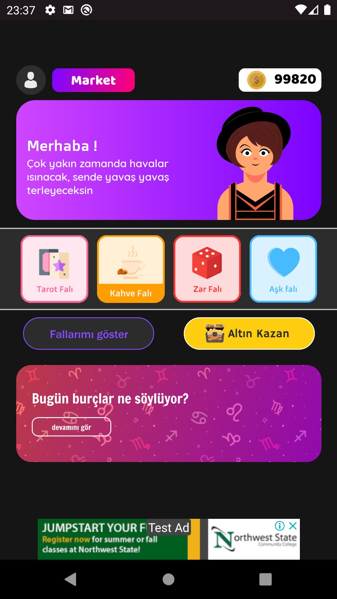 FALCI - Kahve, Tarot, Aşk, Zar Falı ve burçlar für Android - APK  herunterladen