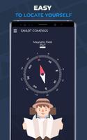 Compass Pro For Android: Digital Compass Free-poster