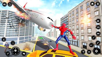 Spider Hero Rope Hero Fighter captura de pantalla 3