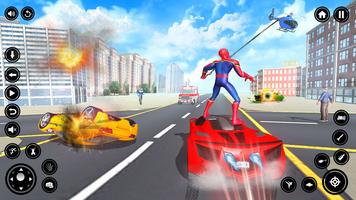 Spider Hero Rope Hero Fighter captura de pantalla 1