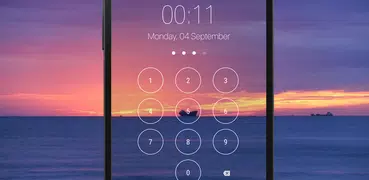 Lock screen with password