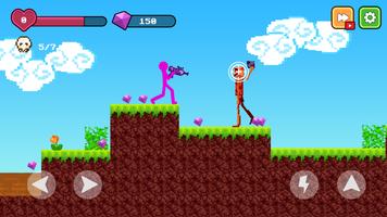 Stickman vs Monster School screenshot 2