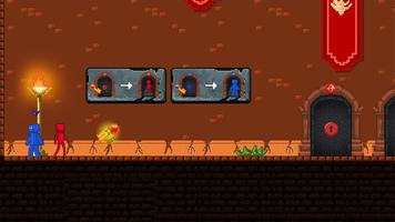 Red Stickman vs Blue Craftman poster