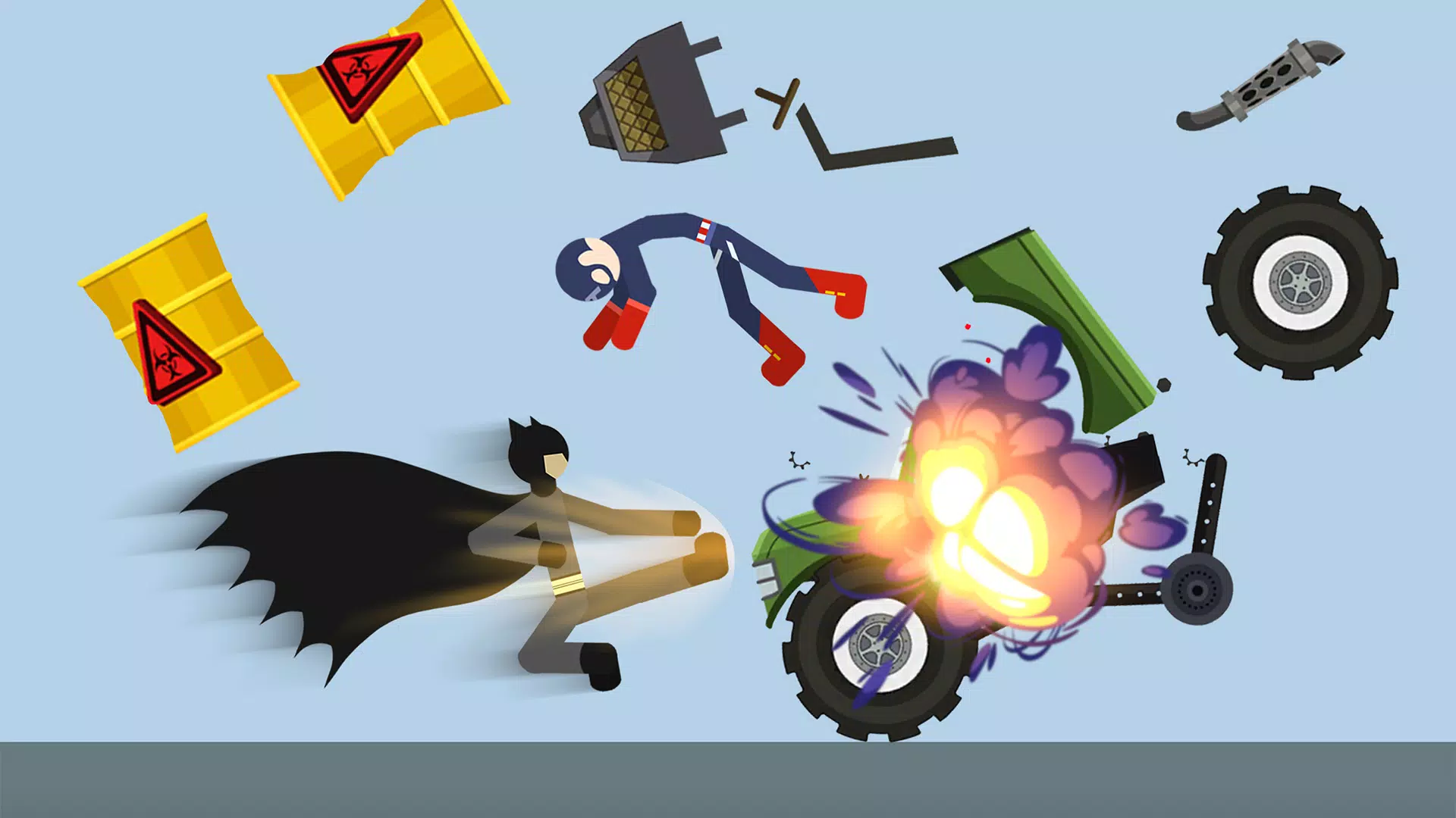 Stickman vs Multicraft: Ragdoll Fight Mod apk download - Stickman