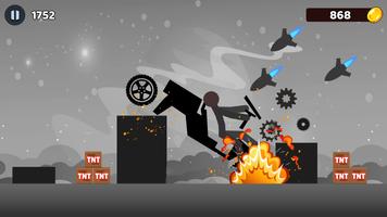 Stick Ragdoll Turbo Dismount Plakat