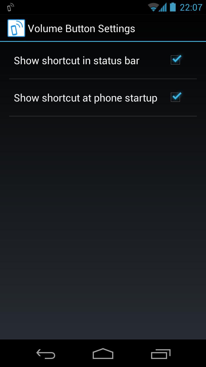 Volume button Volume button