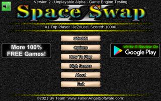 Space Swap ™ 2 - 100% FREE Match 3 Video Game Affiche