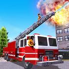 Icona gioco di guida di camion dei pompieri 2019 - Fire
