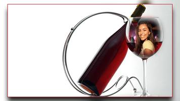 Wine Bottle Photo Frames Affiche