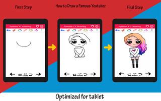 How to Draw Famous Youtubers تصوير الشاشة 1