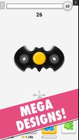 Fidget Spinner - High Score Plakat