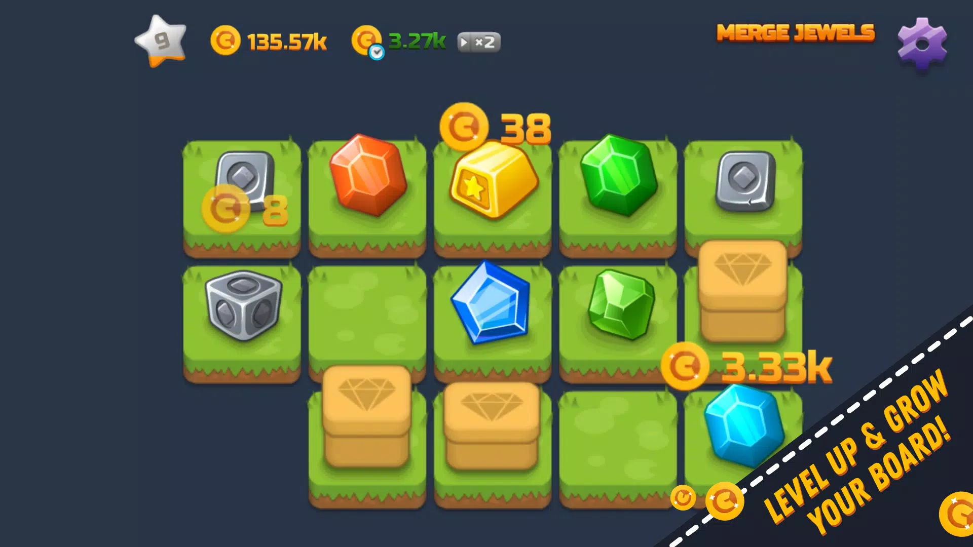 Merge Jewels and Gems