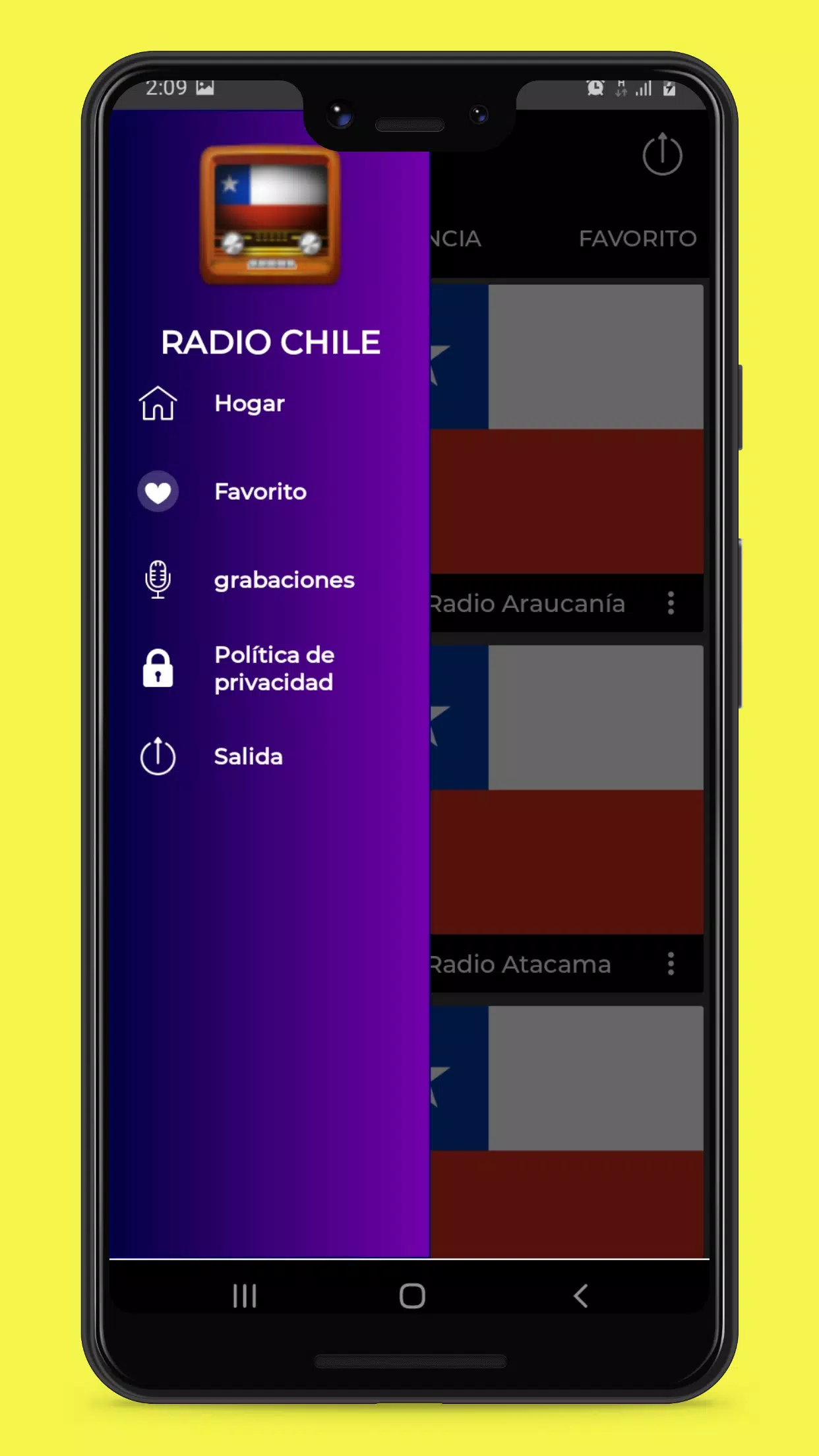 下载Radios de Chile - Radio Emisoras en Vivo Gratis的安卓版本