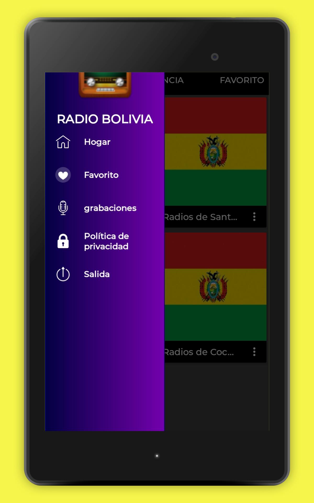 Download do APK de Radios de Bolivia: Emisora de Radio en Vivo Gratis para  Android