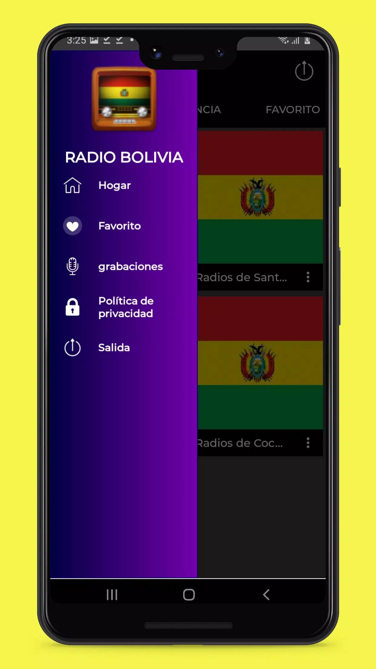 Radios de Bolivia: Emisora de Radio en Vivo Gratis APK للاندرويد تنزيل