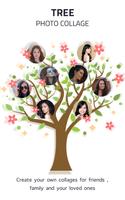 Tree Collage: Love Photo Frame poster