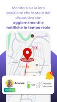 1 Schermata Telefono GPS Location Tracker