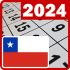 Calendario de Chile 2024-icoon