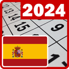 Calendario de España 2024-icoon