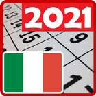 Calendario Italia 2021-icoon