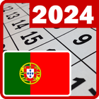 Calendário de Portugal 2024-icoon