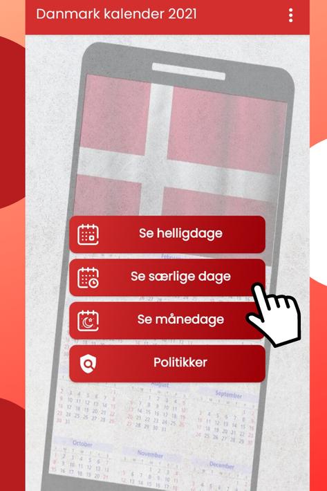Dansk kalender 2021 til telefon for Android - APK Download