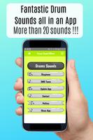 Drum Sound effects amazing ringtones for phone постер