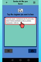 Sonidos del Mar para Dormir, para celular gratis captura de pantalla 1