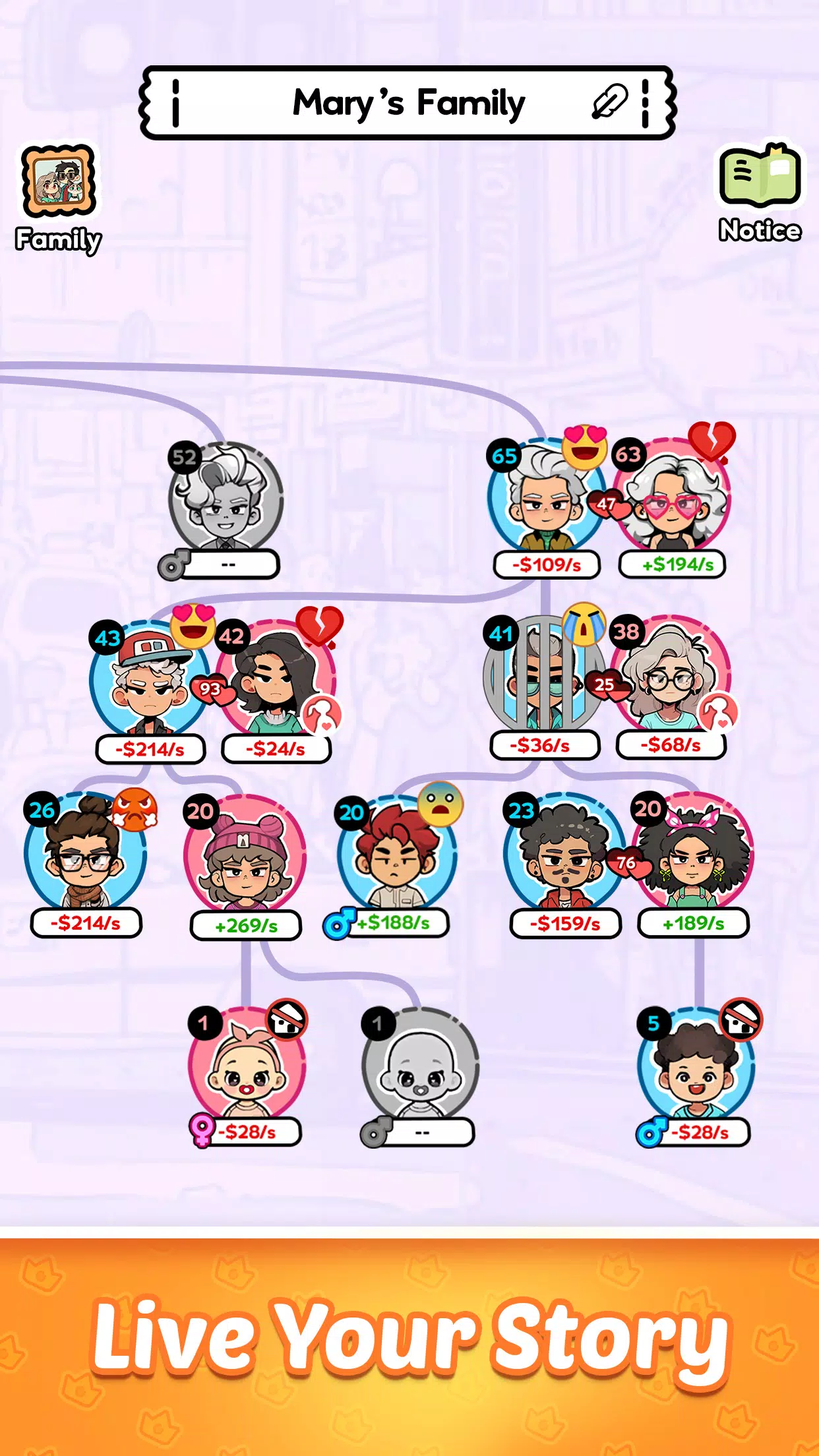 Family Go! – Lifetime Sim game