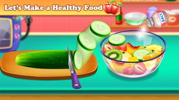 School lunchbox food recipe poster