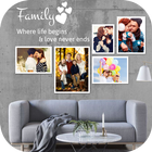 Family Photo Collage - Family Frame Photo icône