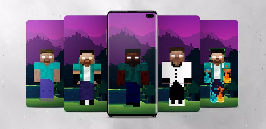 new herobrine  Minecraft Skins