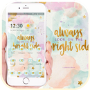 Fancy Color Marble Words Theme-APK