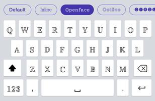 Fonts Keyboard 海報