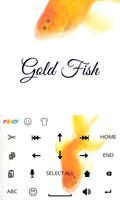 Gold Fish Fancy Keyboard Theme Affiche