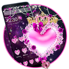 Fancy pink heart theme icon