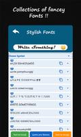 Fancy Stylish Text Maker Chat تصوير الشاشة 1