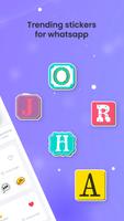Fancy 3D Alphabet Stickers screenshot 1