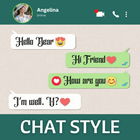 Chat Style Fonts for WhatsApp icône