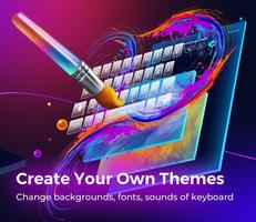 برنامه‌نما Cheetah Keyboard Emoji Themes عکس از صفحه