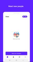 Circle chat - Meet new people, Free stranger chat Affiche