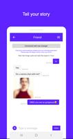 Circle chat - Meet new people, Free stranger chat captura de pantalla 1