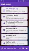 Lyrics FNAF 1 2 3 4 5 6 Songs Free تصوير الشاشة 2